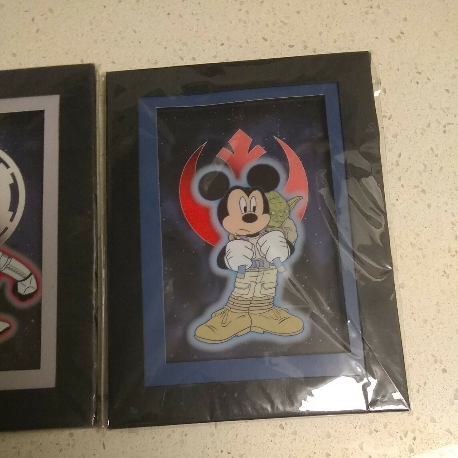 Disney Laser Cel Star Wars Donald, Goofy, Mickey Lot