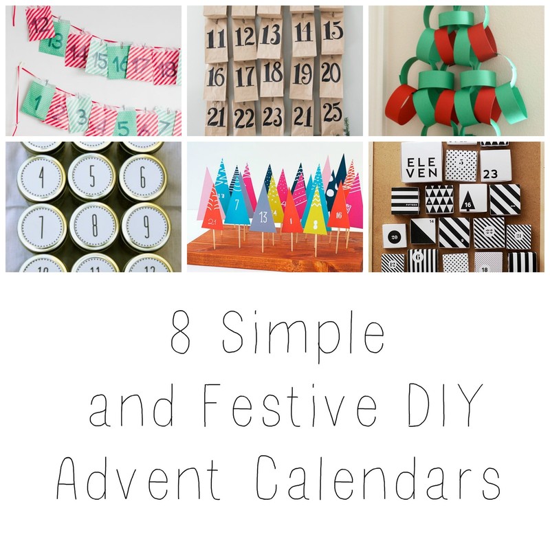 8 Simple and Festive DIY Advent Calendars eBay