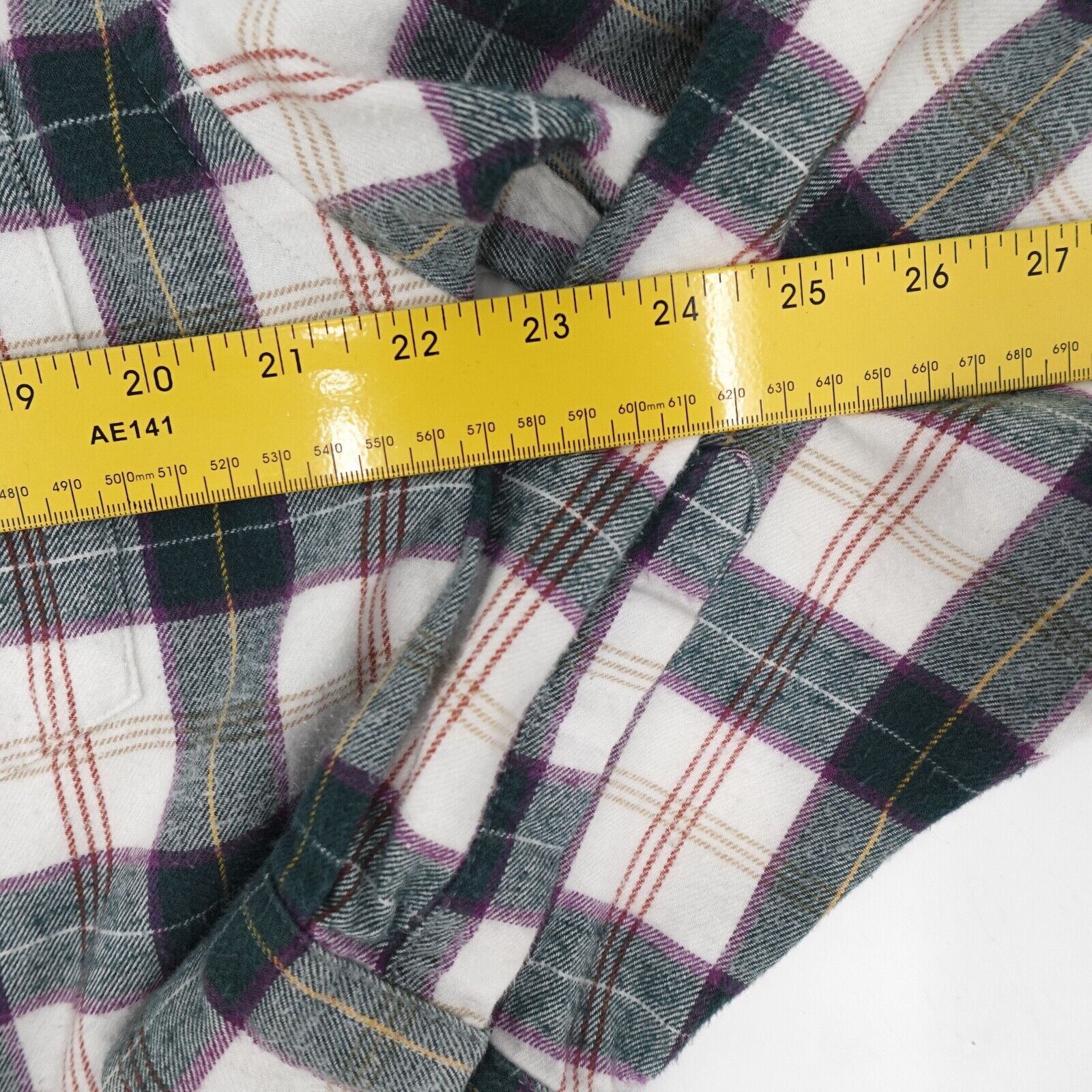 Vintage American Eagle Outfitters Shirt Mens Large Flannel Plaid Button Up