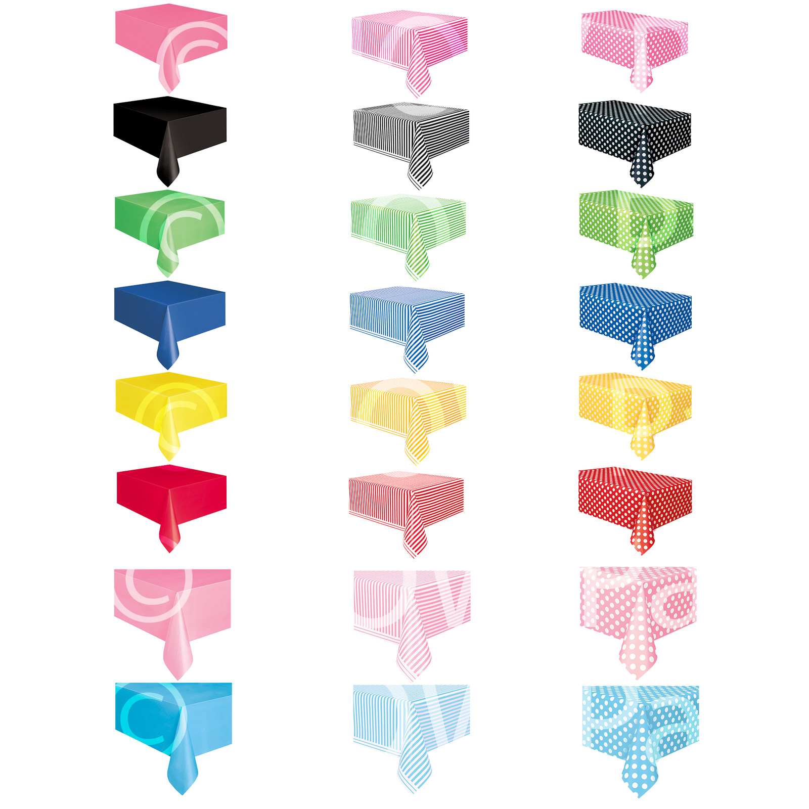 Plastic TABLECOVERS Table Cloth Cover Party Catering Events Tableware