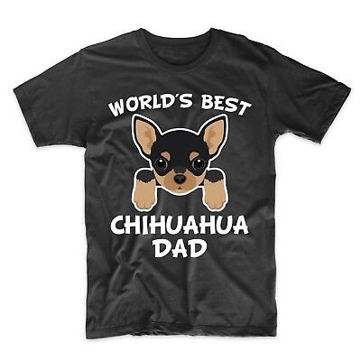 Chihuahua Dad Shirt - World's Best Chihuahua Dad Dog Owner