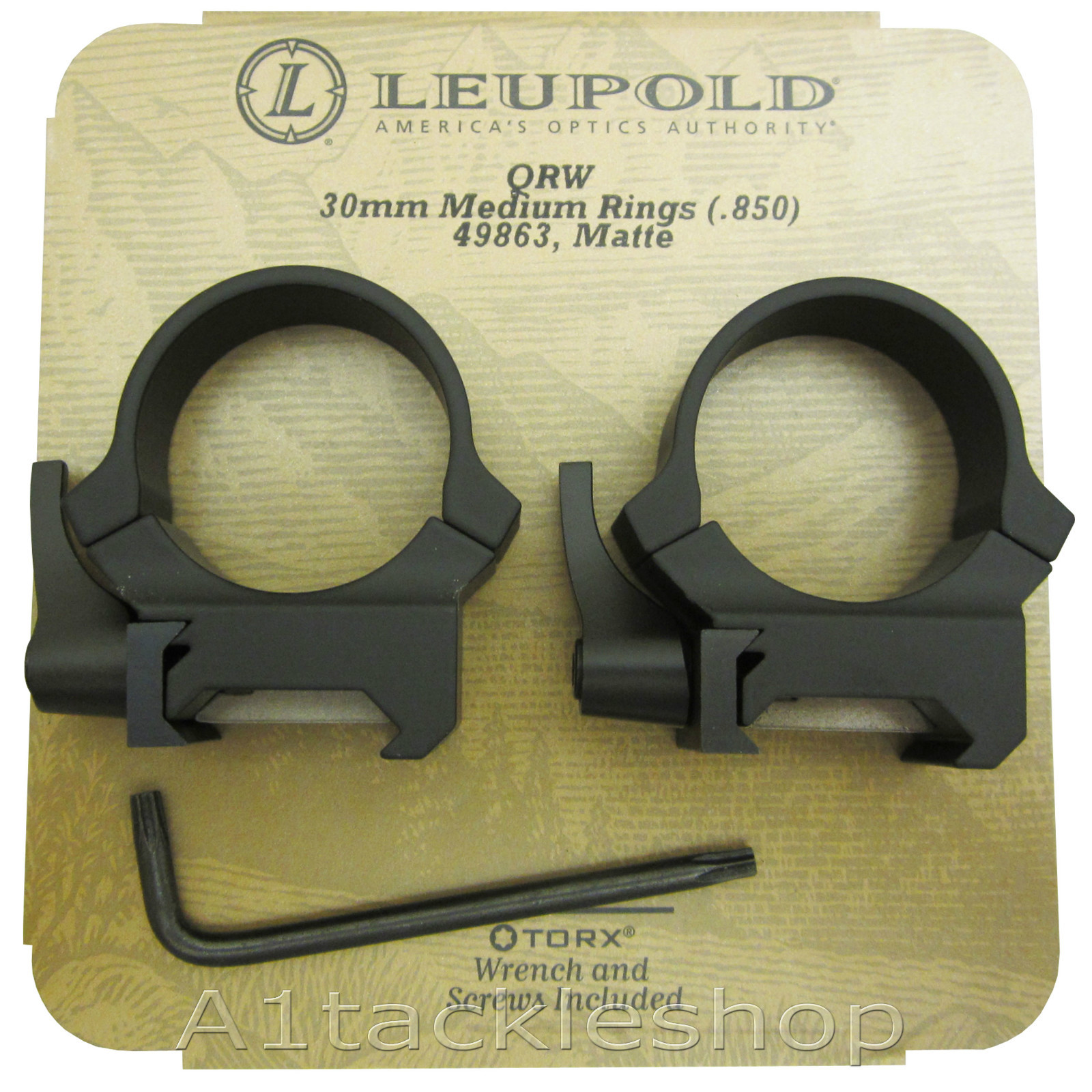 Leupold 30mm QRW Quick Release Mount Rifle Scope Rings Weaver or Picatinny Base eBay