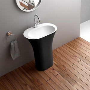 Free-Standing-Solid-Surface-Stone-Modern-Pedestal-Sink-25-x-17-inch-DW ...