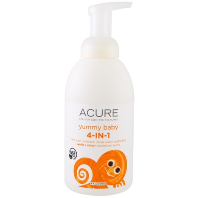 UPC 813424020024 product image for Yummy Baby, 4-in-1 Foamer, Vanilla + Citrus , 16 Fl Oz (473 Ml) - Acure Organics | upcitemdb.com