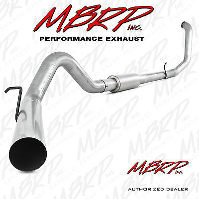 MBRP 4" TURBO BACK EXHAUST 99-03 Ford F250 F350 7.3L DIESEL NO MUFFLER S6200P