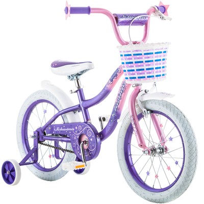 16" Schwinn Twilight Girls' Bike, Pink/Purple