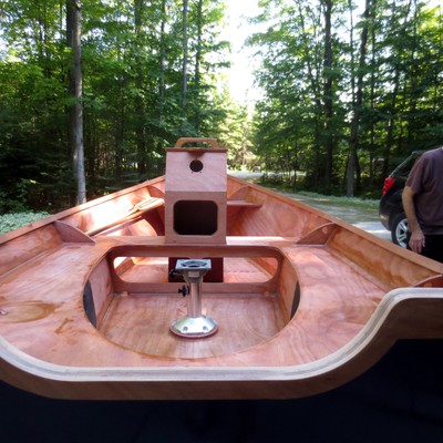 Chesapeake Light Craft Peeler Skiff custom built wooden kit boat and 