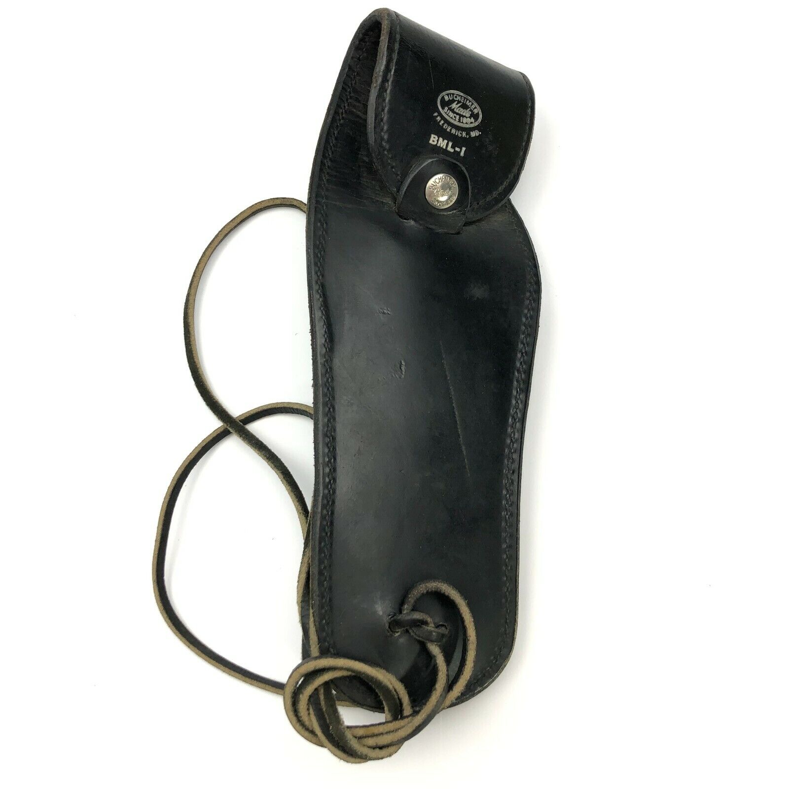 Bucheimer Black Leather Holster 6.5quot; Ruger Single Six Colt SA 22 Right 6184-MP