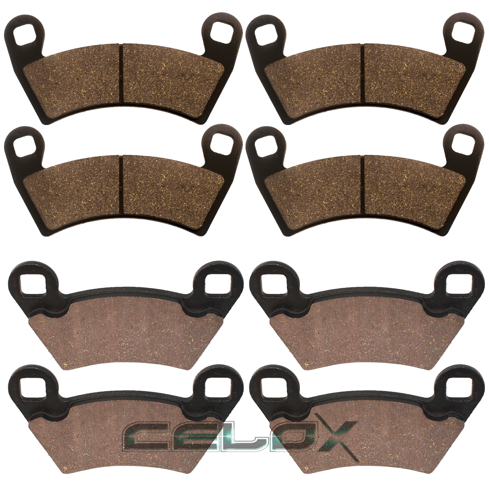 Front Rear Brake Pads For Polaris Ranger RZR XP 900 2011 2012 2013 2014