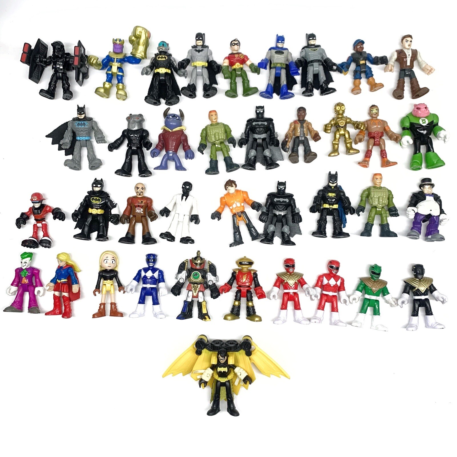 Yahoo!オークション IMAGINEXT Heroes & Playskool Action Figures L...