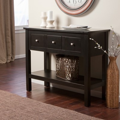 Black Sideboard Buffet Furniture Cupboard Storage Display ...