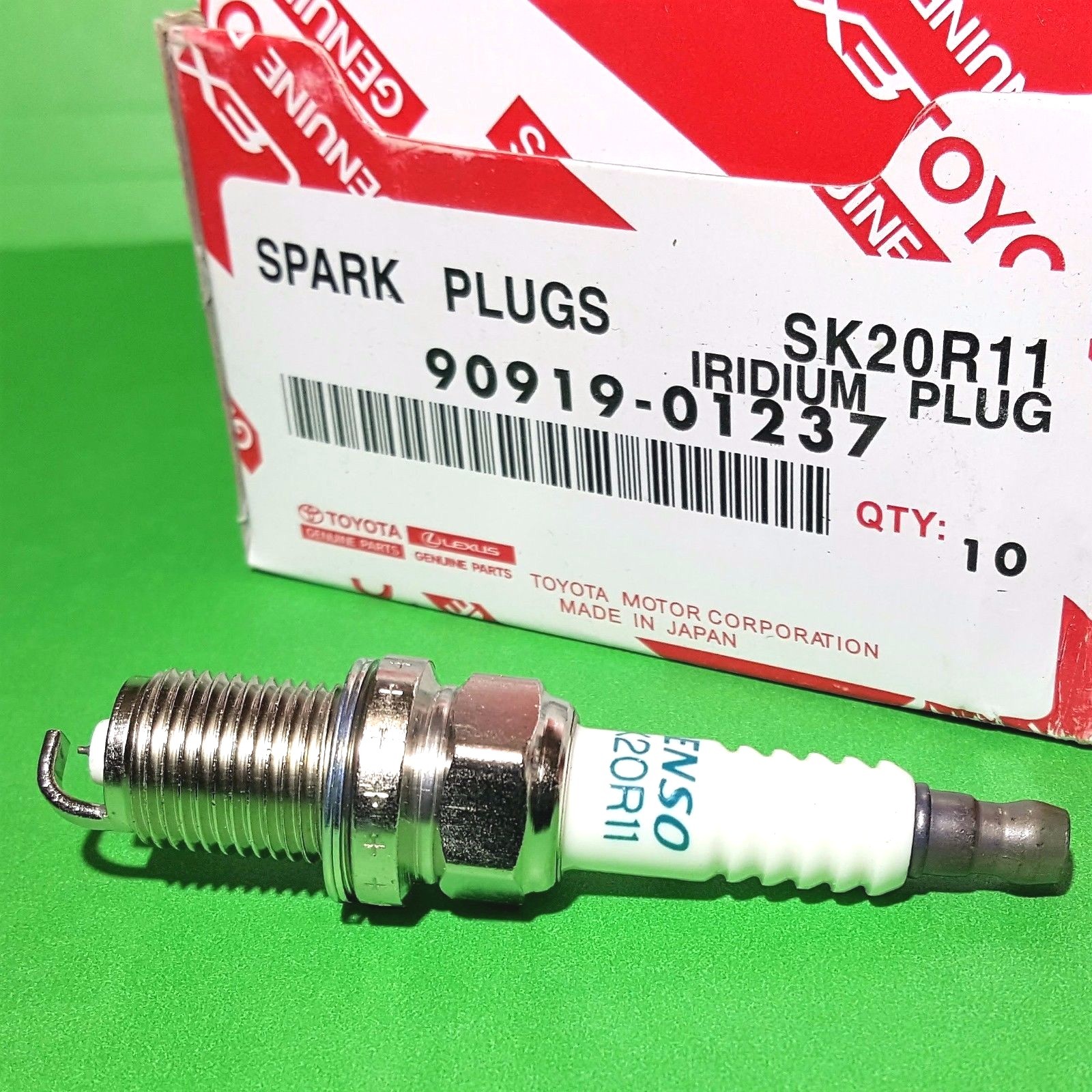 Iridium Spark Plugs >> 6x TOYOTA OEM 90919-01237 / 90080-91180 IRIDIUM Spark Plugs DENSO 3297 SK20R11 | eBay Iridium Spark Plugs >> 6x TOYOTA OEM 90919-01237 / 90080-91180 IRIDIUM Spark Plugs DENSO 3297 SK20R11 | eBay