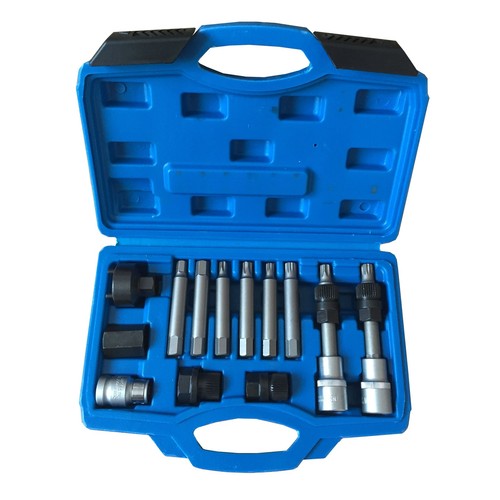 13pc Alternator Pulley Puller Install Remove Tool Benz Volkswagen Audi