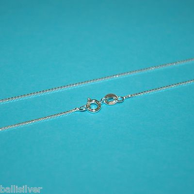 Pre-owned Ballisilver 50 Pieces 20" 50cm Italian Sterling Silver 925 1mm Box 015 Chain Necklaces Lot In Dark Gray