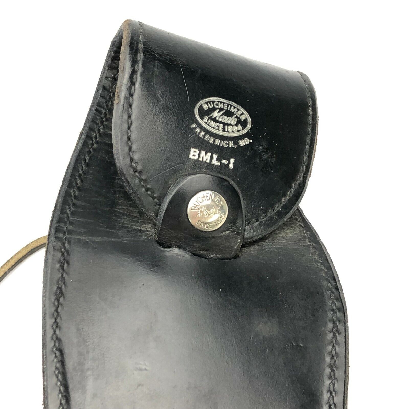 Bucheimer Black Leather Holster 6.5quot; Ruger Single Six Colt SA 22 Right 6184-MP