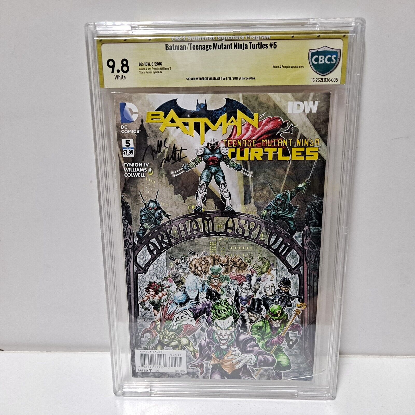 Batman Teenage Mutant Ninja Turtles #5 DC/IDW CBCS 9.8 Signature Series