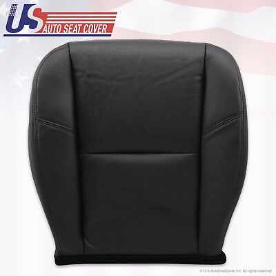 2009 2010 Chevy Avalanche LTZ DRIVER Bottom Seat Cover PERFORATED LEATHER BLACK
