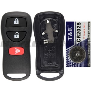 ... Keyless Remote Shell Button Pad Case Transmitter Key Fob Fix + Battery