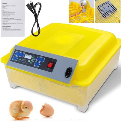AUTOMATIC DIGITAL EGG INCUBATOR HATCHER 48 EGGS ...