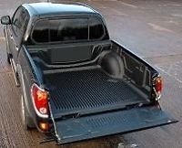 Nissan navara d40 rubber load liner non slip mat #8