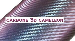 FILM VINYL CARBONE 3D CAMELEON 20 x 10 cm