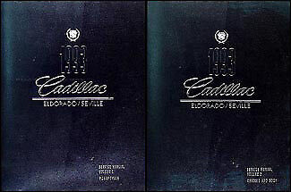 1993 Cadillac Eldorado and Seville Repair Manual set 93