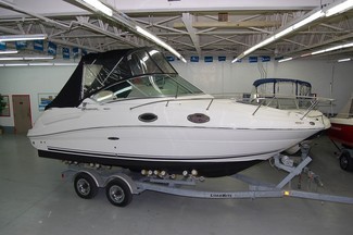 2008 SEA RAY 240 SUNDANCER, MERC 5.0L MPI I/O 214 HRS, VERY CLEAN, 2010 TRAILER