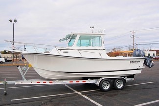 2014 STEIGER CRAFT 21 MIAMI PILOTHOUSE BOAT, YAMAHA 150HP 4STROKE, BRAND NEW