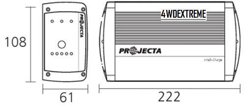 PROJECTA NEW IC1500 12V 15AMP BATTERY CHARGER INTELLI ...