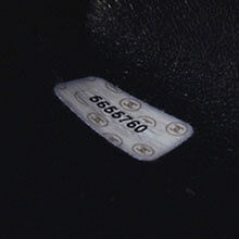 chanel sneakers serial number