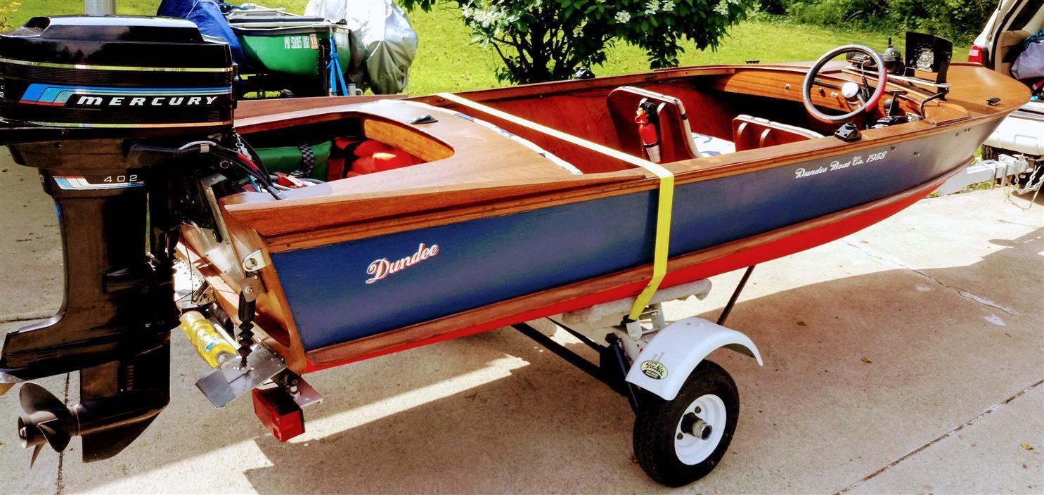 Classic 1958 Dundee Deluxe Model Outboard - Extremely Rare!