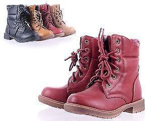 Girls Combat Boots | eBay