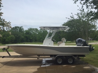 2016 Sea Fox Viper 240 with Phoenix tandem axle trailer.