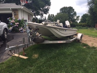 1985 Troller 15' Fishing Boat & Trailer - Pennsylvania