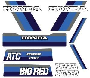 Honda big red stickers