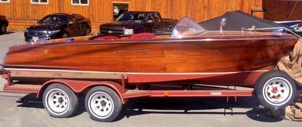 1956 Chris Craft Capri 19 Wood Boat