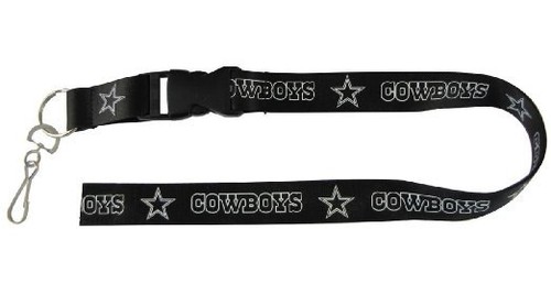 Dallas-Cowboys-Blackout-Licensed-Keychain-ID-Holder-Lanyard-Brand-New