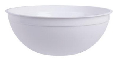 Arrow Plastic 19901 Large Plastic Bowl, White, ...