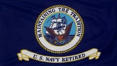 NEW 3X5FT U.S. NAVY RETIRED MILITARY FLAG