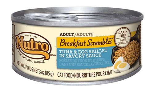 NUTRO BREAKFAST SCRAMBLES Canned Cat Food - 24 Cans / 3oz Each