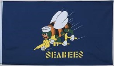 NEW 3X5FT U.S. NAVY SEABEES BLUE MILITARY ...