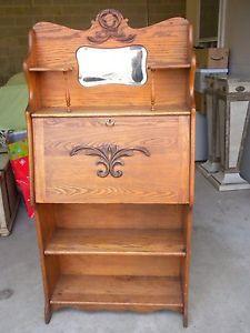 Antique Drop Front Secretary Desk >> Drop Front Desk | eBay Antique Drop Front Secretary Desk >> Drop Front Desk | eBay