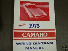 1973 Chevrolet Camaro Wiring Diagram Manual | eBay