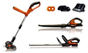 trimmer blower worx hedge combo lithium 18v string leaf kit
