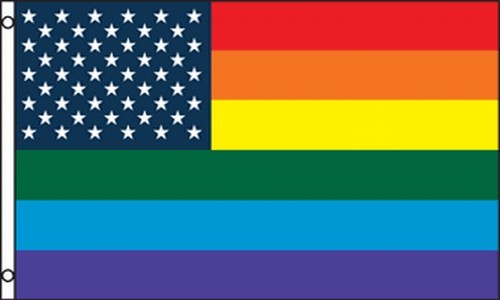 US-Rainbow-Flag-3x5-ft-Gay-Lesbian-GLBT-Pride-USA-Stars-Stripes-American-America