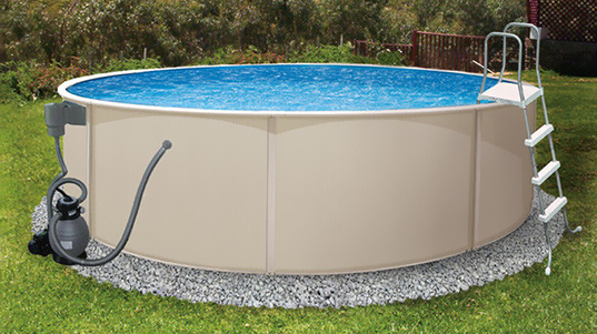 blue wave rugged steel pool