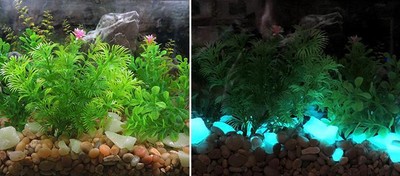 Large Aqua GLOW IN THE DARK Rubble ...