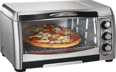 Hamilton Beach - Convection Toaster/Pizza Oven - Black/Stainless-Steel ...