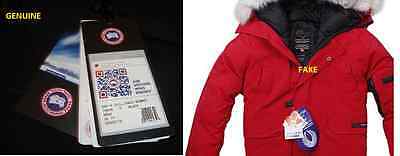 how to check for fake canada goose