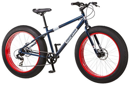 All Terrain Bike Beach Cruiser Fat Tire Red 26 Inch Racing Tires Big Bicycle